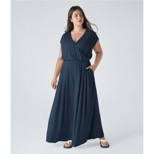 HALARA Deep Blue Maxi Jumpsuit